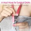 2 Pack Shower Lanyard for Mastectomy Drain Holder JP Drainage/Breast Cancer/Bilateral/Unilateral/Abdominal Debridement/Tummy Tuck Patients, After-Surgery Recovery Management view 3