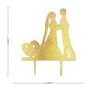 Mrs And Mrs Birthday Cupcake Topper Hearts Pet Dogs Cats Wood Cupcake Topper Picks Wedding Birthday Cake Bunting Decor Custom Glitter Gold Cake Topper for Anniversary Engagement Cake Party Decoration view 2