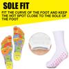 Self Heating Socks Thermotherapeutic Sock, Health Massage Socks, Promote Blood Circulation, Relieves Stress 1 Pair White view 4