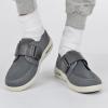 FZYUAN Men's Diabetic Shoes, Extra Wide Width Diabetic Slippers with Adjustable Closures, Breathable Mesh Walking Sneakers Walking Shoes for Fasciitis Bunions Arthritis Edema Swollen Feet,Gray,9 view 2