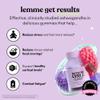 Lemme Chill Stress Relief Gummies with 300mg KSM-66 Ashwagandha, Lemon Balm, Passionflower & Goji to Support Relaxation, Healthy Cortisol & Sleep - Gluten-Free, Non-GMO, Mixed Berry (60 Count) view 2