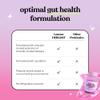 Lemme Debloat - Digestive & Gut Health Gummies with 2 Clinically Studied Probiotics & Prebiotic, Vegetarian, Gluten Free, Non GMO, BlackBerry Flavor (60 Count) view 3
