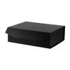 PACKGILO 1 Pcs Matte Black Extra Large Gift Box with Lid, 16.5x13x5.3 Inches, Hard Magnetic Giant Gift Boxes for Presents Clothes Robe Wedding Dress Sweater,Reusable Foldable Bridesmaid Proposal Box view 1
