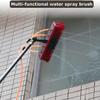 Water Fed Pole Kit,Water Fed Brush Telescopic Water Fed Pole Brush Outdoor Window Cleaner, Glass Solar Panel Cleaning Brush And Pole System, Window Washing Equipment Extendable Cleaning Kit view 2