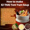3 Packs - Thai Tom Yum Set 1.6 oz - Hot & Sour Soup Base Kit with Dried Herbs Seasoning, Chili Paste & Tom Yum Seasoning Mixing with Coconut Milk Powder - Easy Thai Cooking, Authenthic Thai Flavor view 3