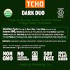 TCHO Dark Duo Dark Chocolate Bars (3 pack) | Plant Based, Organic & Fair Trade | Non GMO, Non-Dairy, Vegan, Soy Free (2.1oz each) view 2