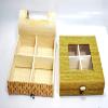 Wooden Colourful Sticks Made Adjustable Dry Fruit Box | 6 Compartment Handmade Dryfruit Box | (8 * 5 inch) view 2