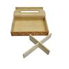 Wooden Colourful Sticks Made Adjustable Dry Fruit Box | 6 Compartment Handmade Dryfruit Box | (8 * 5 inch) view 3