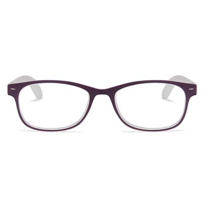 2SeeLife Blue Light Reading Glasses for Men & Women Small-Medium Fit, Sturdy Frame, Spring Hinges, Premium Readers, Purple, +2.75