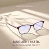 2SeeLife Blue Light Reading Glasses for Men & Women Small-Medium Fit, Sturdy Frame, Spring Hinges, Premium Readers, Purple, +2.75 view 2