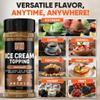 Ice Cream Topping Chocolate Powder Mix - Gluten Free & Low Sodium Cocoa Powder for Coffee Toppings. Sweet Cacao Topper Mix Seasoning Flavor for Oatmeal, Yogurt & Dessert. Chocolate for Coffee. 5.5oz view 4