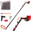 Water Fed Pole Kit,Water Fed Brush Telescopic Water Fed Pole Brush Outdoor Window Cleaner, Glass Solar Panel Cleaning Brush And Pole System, Window Washing Equipment Extendable Cleaning Kit view 1