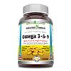 Amazing Omega 3.6.9 Supplement | 1200 Mg Per Serving | 120 Softgels | Lemon Flavor | Non-GMO | Gluten-Free | Made in USA view 1