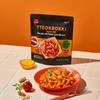 Tteokbokki Korean Rice Cakes  [Sweet Chili | Pack of 1]  Gluten Free | Ready in 3 Minutes | 0 Cholesterol/ 0 Trans Fat | 2 Servings Spicy Street Snack | Healthy/Savory/Spicy - Ofood view 4