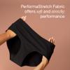 KNIX Super Leakproof No-Show Boyshort- Period Underwear for Women - Machine Washable, Reusable - Black, Small (3 Pack) view 4