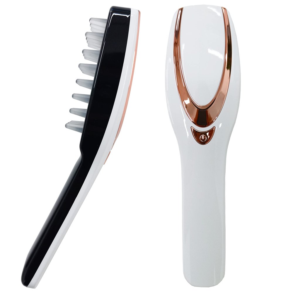Scalp Massager, Electric Scalp Massage Brush, Hair Massage Brush, Electric Head Scratcher, Massage Comb with Soft Rubber