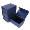 Ditwis 4 Pack 9.5x7x4 Inches Gift Boxes with Magnetic Closure Lids, Blue Magnetic Box for Wedding, Groomsmen Bridesmaid Proposal, Birthdays, Mother's Day view 1