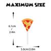 18pcs Gold Glitter Pizza Party Dessert Cupcake Topper Fast Food Theme Decor Supplies Baby Shower Boys Girls Happy Birthday Decorations view 4
