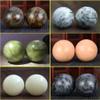 1Pair 50mm Natural Jade Baoding Ball Fitness Handball Quartz Sphere Relaxation Hand Wrist Exercise Massage Therapy Healing Stone,Lushan Green Jade view 3