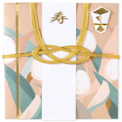 Iroha Publishing GWP-02 Wishing Plants Plant Motif Festive Bag [Bunny Tail] Gold Seal