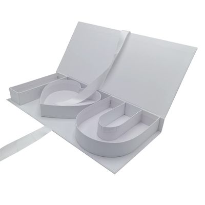WENPACK Empty Cardboard Letter Fillable Paper Gift Box Flower Chocolate Packaging (WhiteIheartU)