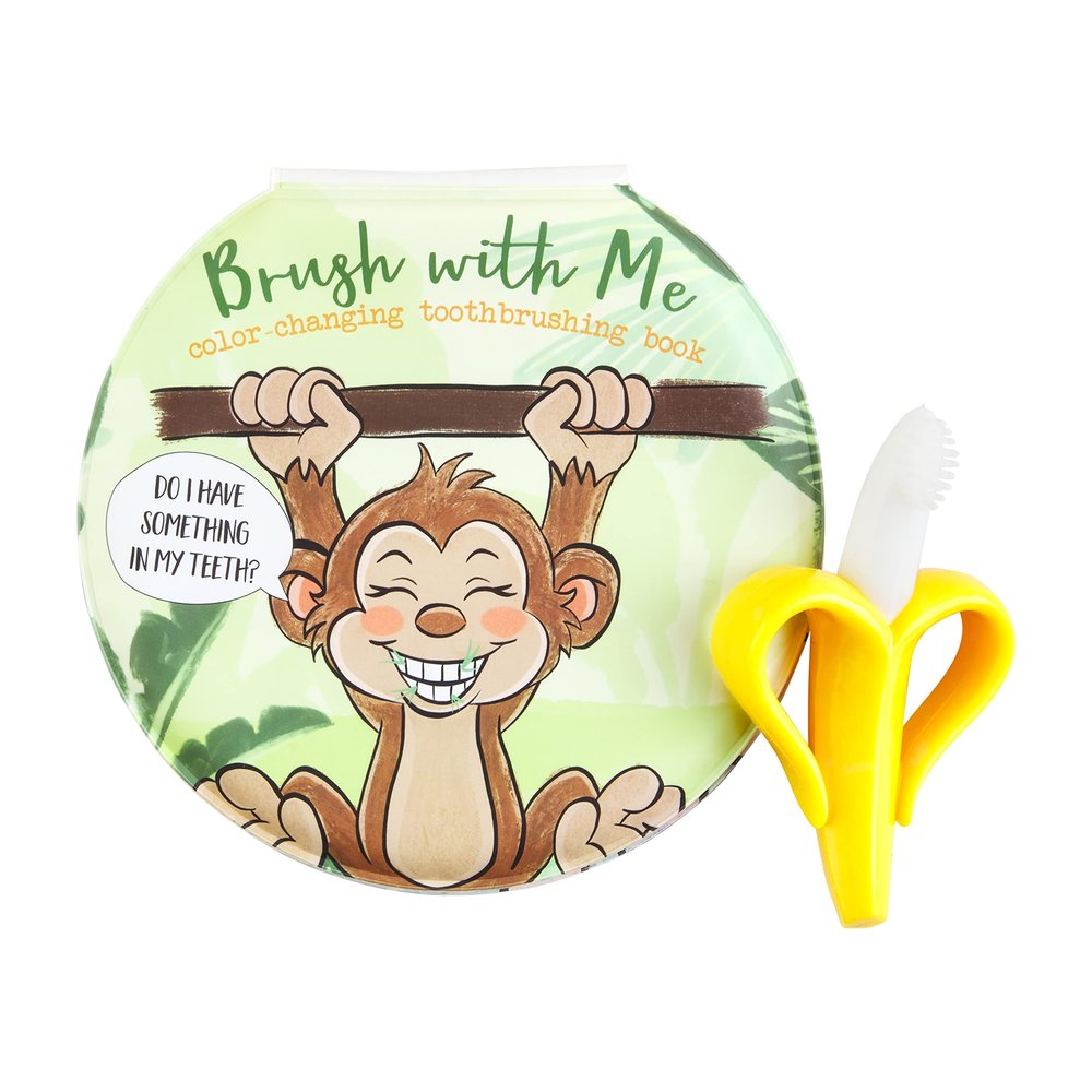 Mud Pie Kids Monkey Toothbrush Book