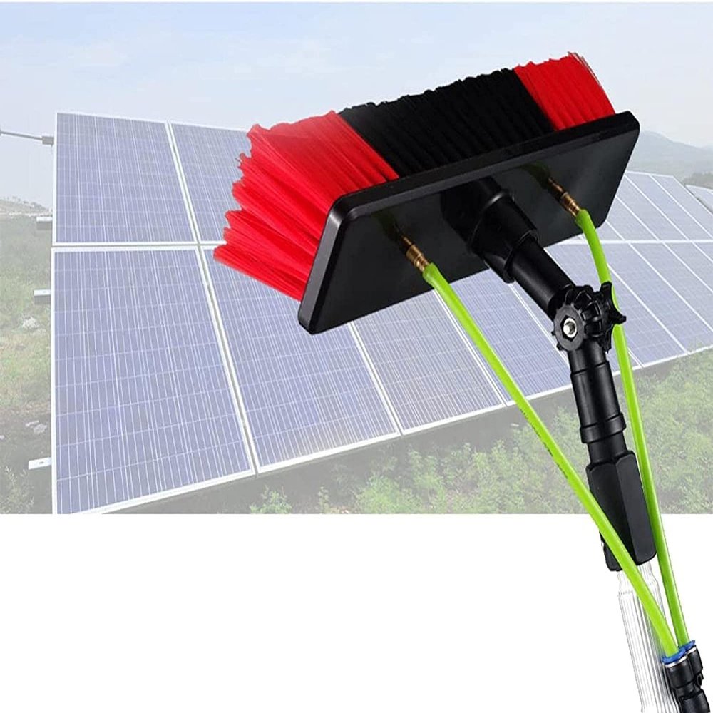 KDLK Water Fed Pole Kit,Water Fed Brush Window Cleaning Pole, Telescopic Window Cleaning Brush, Extendable Cleaner Conservatory Roof, Cleaning Photovoltaic and Solar Panels (Size : 29FT/9M)