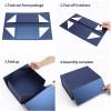 Giftgarden 4 Pack 9.5x7x4 Blue Gift Boxes with Magnetic Lids, Collapsible Gift Wrap Box Magnet Clourse for Presents, Mothers Day, Birthday, Wedding, Bridesmaid Groomsman Proposal Box view 4
