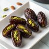 DORREL - Belgian Dark Chocolate Covered Dates (Medjool) with Pistachio Stuffing, High Energy Vegan Choco Snack, Delicious, Kosher & Non-GMO, Pack of 1 Stuffed Chocolate Dates, 7.05 oz / 200 g Ea view 3