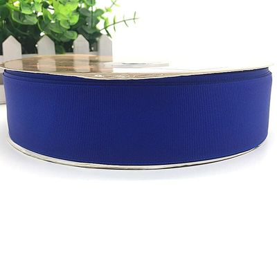 HZLXF1 5 Yards 38mm Ribbon Wedding Decoration Grosgrain Edge Satin Ribbon Gift Wrapping Hair Bows Suitable for DIY Christmas Ribbon (Color : Blue)