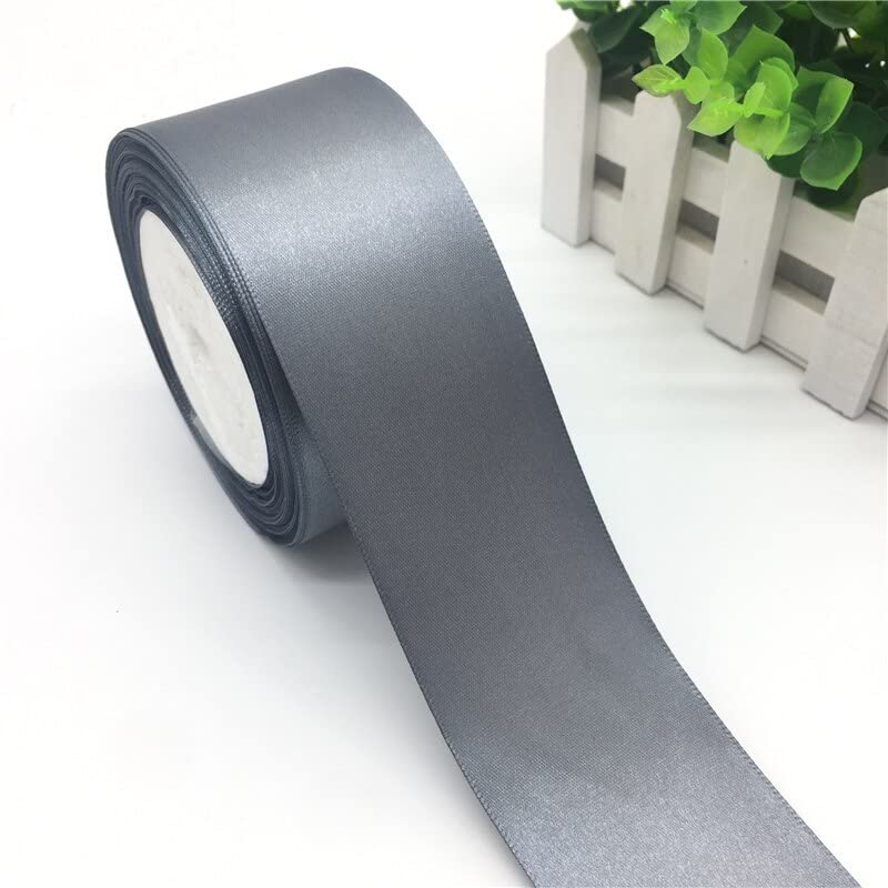 HZLXF1 5 Yards 50mm Ribbon Wedding Party Decoration Handmade Satin Ribbon Silk Ribbon Gift Wrapping Hair Bows DIY Christmas Ribbon (Color : 80 mesh Red)