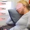 6 Pieces Plush Eye Mask Soft Fluffy Furry Sleeping Blindfold Comfortable Satin Back New Faux Fur Nap Eye Cover Light Sleep Eye Masks for Girls Women Kid Adult Party Eyeshade Favors (6 Colors) view 2