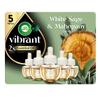 Air Wick Plug in Scented Oil Refill, 5ct, White Sage & Mahogany, Air Freshener, Essential Oils