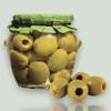 Grotaminarda | Pitted Green Gordal Olives | Aceituna sin Hueso | 20oz (580gr) | Pack of 1 view 1