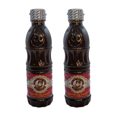 Angel Thai Fermented Fish Sauce White Cap Nang Fa Nam Pla Ra Papaya Salad Dressing 300ml (300ml, 2)