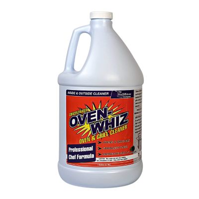 1 Gallon (128 Oz.) Oven-Whiz Oven & Grill Cleaner by FryOilSaver Co., Removes Tough Stains, Carbon, Grease & Food Burnt for BBQ Grills, Ovens, Grates for Home Kitchens, Restaurant, Food Trucks & Diner