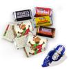 220pcs Christmas Candy DIY Party Favors Miniatures Chocolate, Personalized Mini Wrappers & Glue Tape Kit - Reindeer view 1