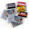 200pcs Custom Christmas Candy Party Favors Chocolate Kit, (Custom Wrapped Miniatures, Kisses, Peanut Butter Cups) - Starry Night Santa view 2