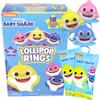 Imaginings 3 Baby Shark Lollipop Rings, Individually Wrapped Birthday Party Favors, Character Shaped Assorted Fruit Flavored Lollipops, Candy Goody Bag Fillers, 18 Rings view 1