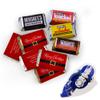 220pcs Christmas Candy DIY Party Favors Miniatures Chocolate, Personalized Mini Wrappers & Glue Tape Kit - Santa Buckle view 1