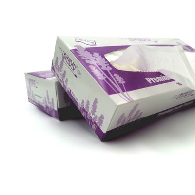 Premium Facial Tissues 2-ply 7 x 8.5 Flat Box 100 pc/box, 30 boxes/case