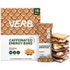 Verb Caffeinated Energy Bars S'mores (26g, Pack of 16) 110-Calorie Delicious Low Sugar Energy Bar - Vegan Gluten Free On-the Go Snack with 80mg Green Tea Caffeine, Only Real-Food Ingredients view 1