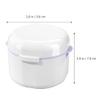 2Pcs with Lid, Portable Storage Box, Invisible Holder, Cleaning Box, Assorted Colors, 3.77X3.46X2.75In view 3