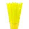 200PCS 10.2 Inches Disposable Decorative Yellow Plastic Straws for Birthday Wedding Cocktail Party Supplies (0.23 * 10.2inch) (Yellow) view 1