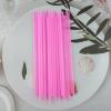 200PCS 10.2 Inches Disposable Decorative Pink Plastic Straws for Birthday Wedding Cocktail Party Supplies (0.23 * 10.2inch) (Pink) view 4