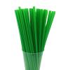 200PCS 10.2 Inches Disposable Decorative Green Plastic Straws for Birthday Wedding Cocktail Party Supplies (0.23 * 10.2inch) (Green) view 1