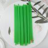 200PCS 10.2 Inches Disposable Decorative Green Plastic Straws for Birthday Wedding Cocktail Party Supplies (0.23 * 10.2inch) (Green) view 4
