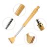 HEYSONG Bamboo Back Scratcher for Easy to Reach Itch Point Self-Therapeutic Telescoping Office Daily Body Scratcher IF0006 view 4
