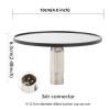 EBIEFLY 3XLR Connector Suction Cup Base Vacuum Parts Attachments Accessories for Vac-U-Lock Machine Adapter Gift(3 XLR Connector) 10cm Max Diameter view 4