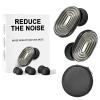 Ear Plugs for Sleeping Noise Cancelling Reusable Silicone Earplugs for ConcertsQuiet Noise Ear Plugs for Shooting Range/Noise Sensitivity/Motorcycles/Hearing Protection -S M L Bright Black, Case view 1